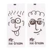 100Pcs/Pack Transparent Cartoon Ice Cream Machine-Sealed Bag Homemade Popsicle Plastic Bag Handmade Ice Cream Packing Bags