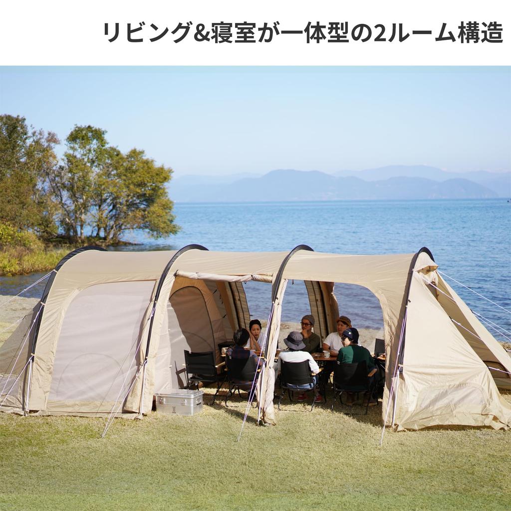 Палатка DOD Kamaboko 3L 6-7 2-комнатная палатка [для людей] T7-690-TN