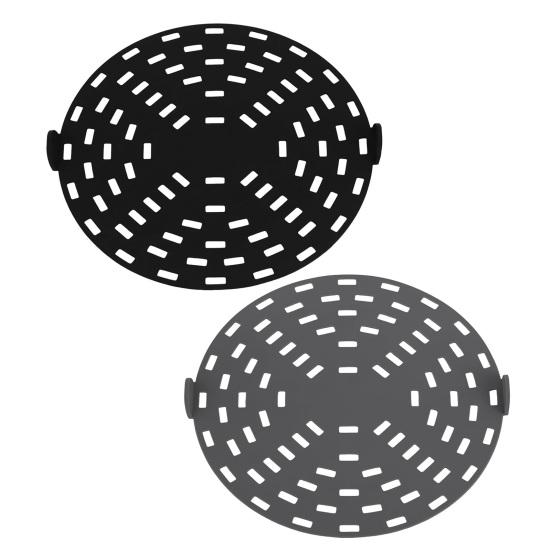 Подложки для фритюрницы, силиконовые коврики для противня, антипригарные круглые многоразовые коврики, термостойкие подложки для пароварки, для выпечки на кухне