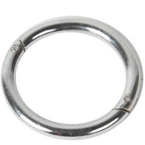 Stainless Steel Bull Nose Ring for Cattle Restraint - Large Carbon Steel Design