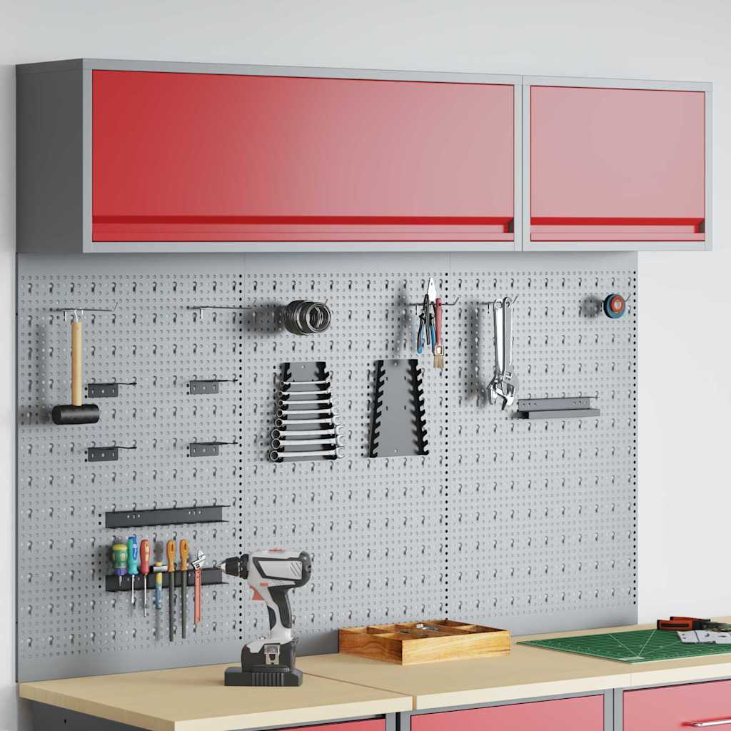 Tool Cabinet Set 5 pcs Red Powder Coated Steel