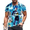 Oversized Men's T-shirt Clothing Hip Hop Dragon Ball Harajuku Style T-shirts Anime Vegeta Tops Streetwear