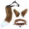 Anime Animal Tail Cosplay Costumes Props Cat Fox Plush Tails Role Play Halloween Party Kawaii Accessories
