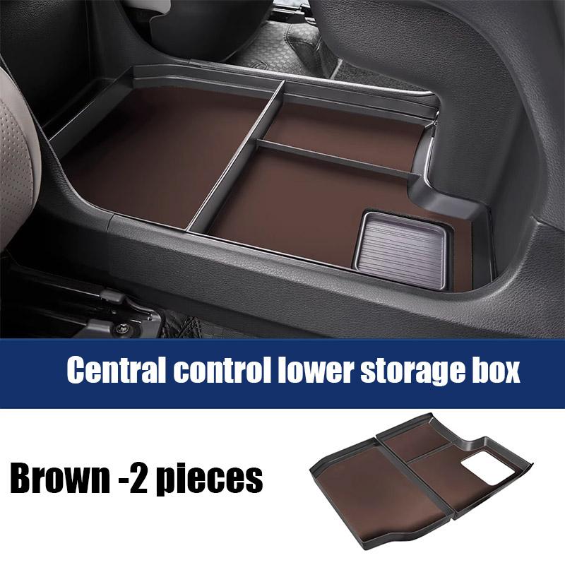 Для Toyota Sienna XL40 2024 2025 Автомобильный нижний ящик для хранения в центральной консоли из АБС-пластика компонент для хранения в салоне
