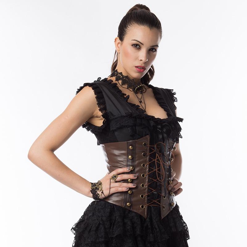 New Adult Women's Vintage Court Gothic Corset Party Ball Stage Performance Clothing Women's Clothing