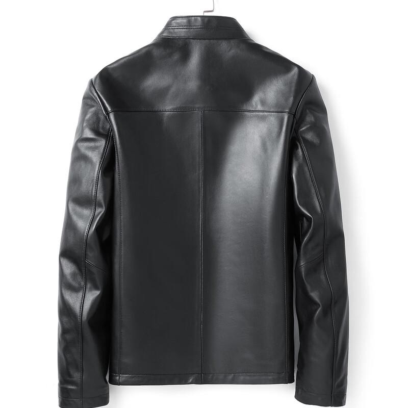 Futing Men's Genuine Sheepskin Leather Jacket