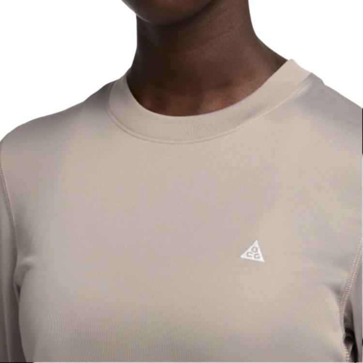 New Nike T Shirts Women's Olive Gray DQ5852-087