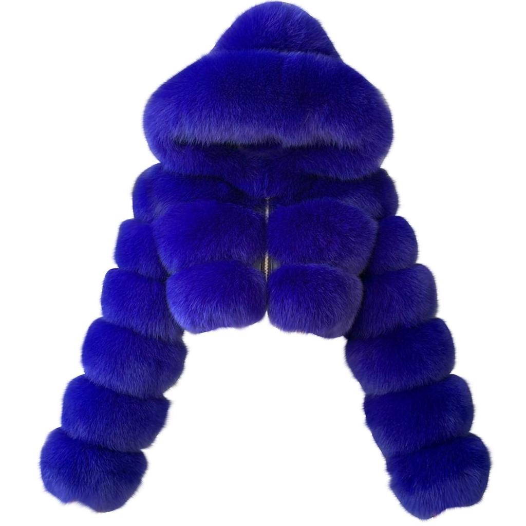 Женская модная куртка, однотонное плюшевое пальто с длинными рукавами и капюшоном