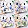 Чехол Blue Iris Flower для OnePlus 11 10 9 Pro 8T 9RT 10T Ace OnePlus Nord N10 N100 N20 2T CE 2 Lite