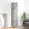 VidaXL Highboard Concrete Grey 34.5x34x180 Cm Engineered Wood 3199085