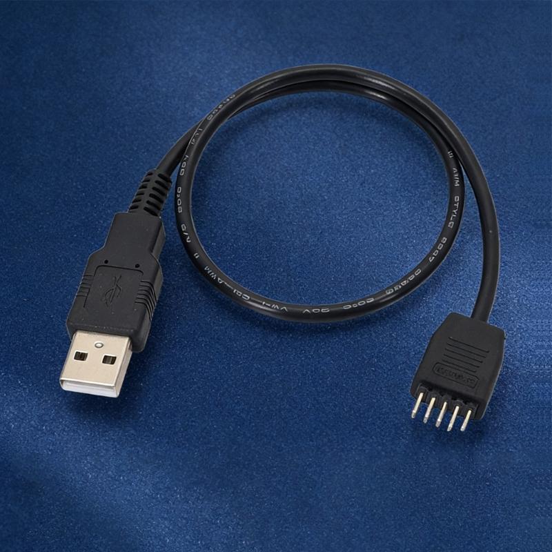 Кабель USB A (папа) на 9-контактный разъем материнской платы для внутреннего подключения компьютера и сборки ПК своими руками