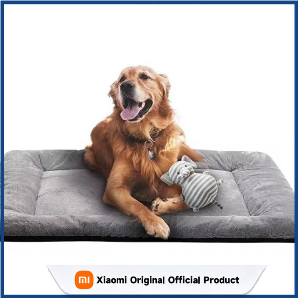 Xiaomi Thickened Dog Beds Crate Pad for Medium/Large Dogs,Ultra Soft, Washable & Anti-Slip Kennel Pad for Dogs Cozy Sleeping Mat