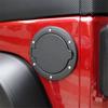 Black Fuel Filler Cover Gas Tank Cap for 07-16 Jeep Wrangler JK 2/4 Door 