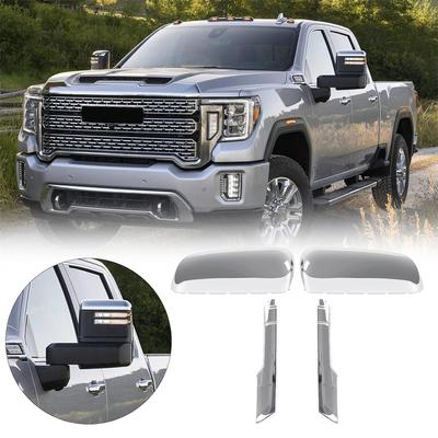 Накладки на крышки зеркал заднего вида и боковых зеркал для Chevy Silverado GMC Sierra HD 2500 3500 2020-2023