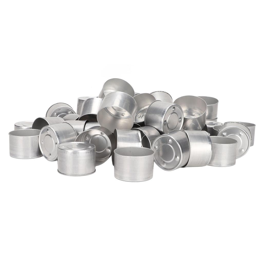 Пустая алюминиевая коробка, 100 шт., масляные лампы для ароматерапии, лампа, пустой контейнер для свечей