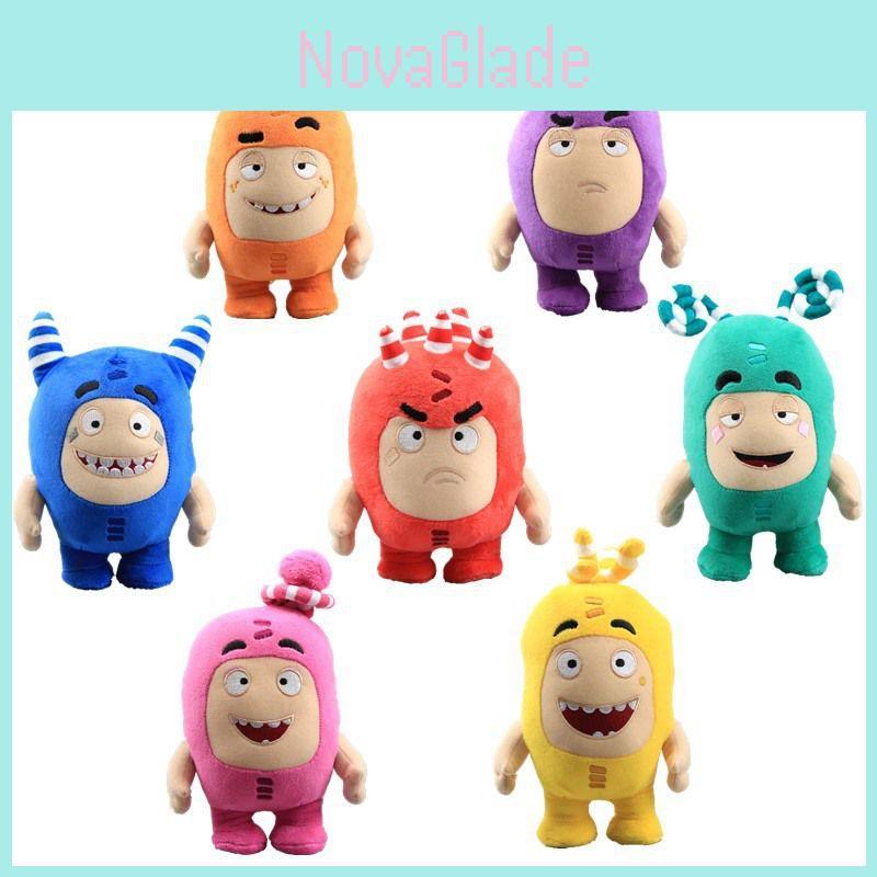Lovable Oddbods 23cm Plush Soft Cuddly Toy Newt Bubbles Pogo Zee Jeff Fuse Slick Perfect Gift