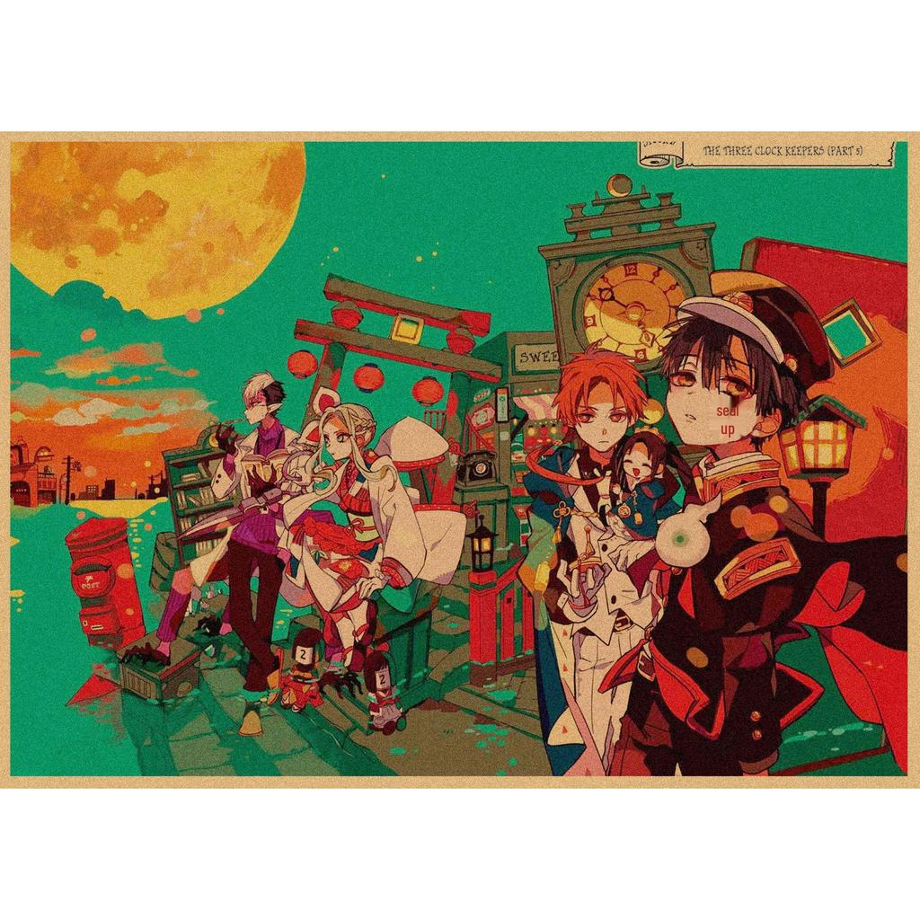 Jibaku Shonen Hanako-kun Anime Poster Decorative Wall Art
