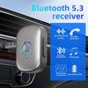 Bluetooth 5,3 адаптер 3,5 мм разъем стерео беспроводной аудиоприемник передатчик с микрофоном для усилителя динамика