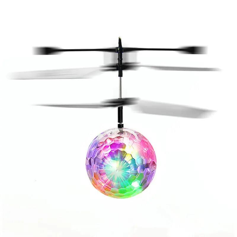 Children's Toy Induction Colorful Crystal Ball Gyroscope Intelligent Induction Floating Ball Luminous Toy Gifts for Kids Family