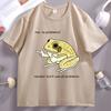 Funny Frog Me No Problemo Tshirt Casual Cotton Short Sleeve Tee Shirt Loose Humor Graphic T Shirts Unisex Women Streetwear Clothes