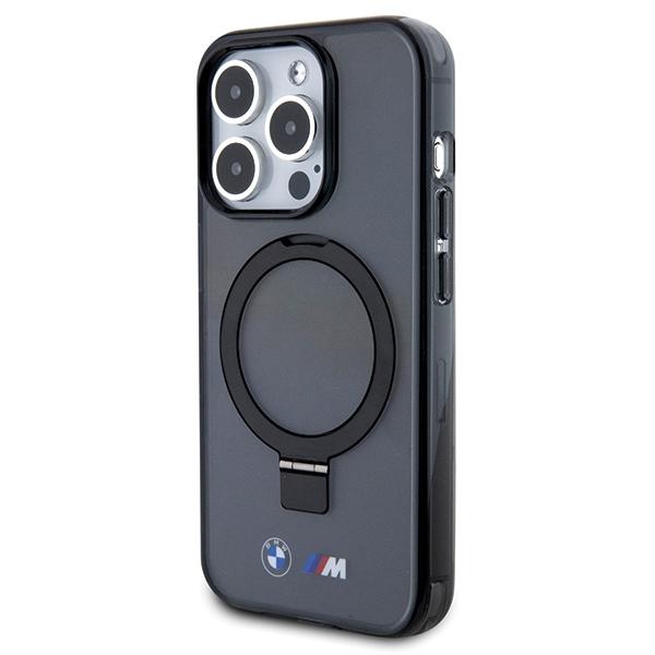 BMW BMHMP15LURSK iPhone 15 Pro 6.1" black/black hardcase Ring Stand M Collection MagSafe