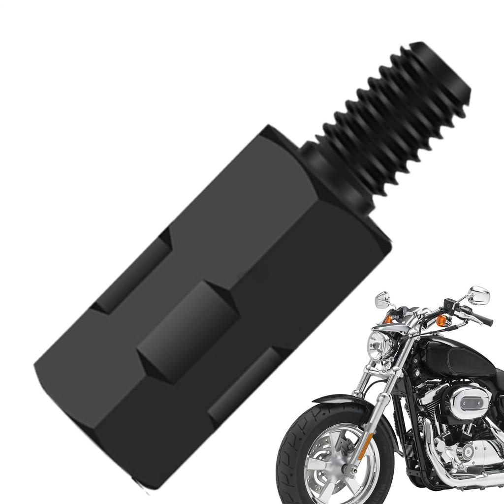 Ketunedi Motorcycle Mirror Adapter, Mirror Height Extender Screw For Stable Mounting | Precision Motorcycle Conversion Accessories Rear Viewer