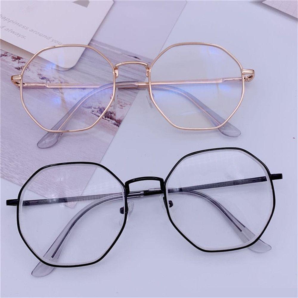 Retro Anti Blue light Metal Anti-blue Glasses Eyeglasses Eye wear Vision Care
