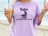 Relax Nothing Is Under Control Heeler Shirt | Funny Red Blue Heeler Gift | Australian Cattle Dog Cowboy Tee Comfort Colors Dog Mom Dad