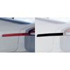 Наклейки-полоски на задний фонарь и боковую лампу для Kia Stinger 2019-2023 Черные