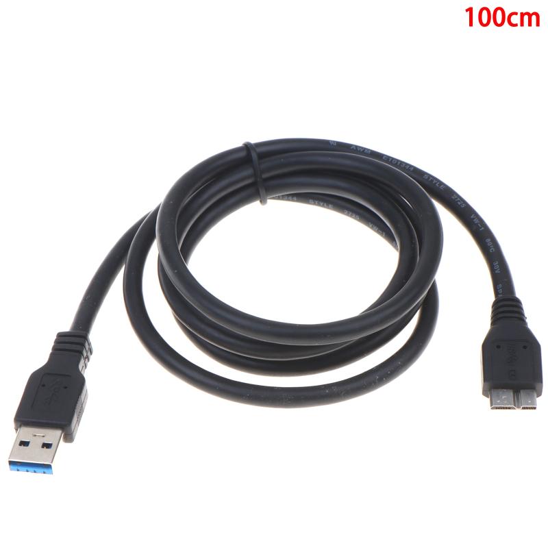 Кабель USB 3.0 A - Micro B для внешнего SSD 5 Гбит/с, высокоскоростной шнур для передачи данных для HDD, камеры, мобильного хранилища, повседневного использования