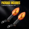 Turn Light Indicator Signal Lamp F/R Pair Fit Amber Yamaha YZF R125 2008-2024