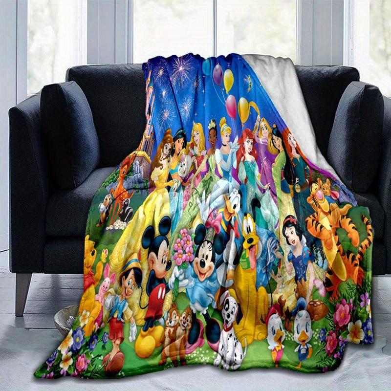 Mickey and Minnie Cartoon Blanket: Adorable, Warm, and Perfect for Home Decoration  Living Room, Travel, and All Seasons