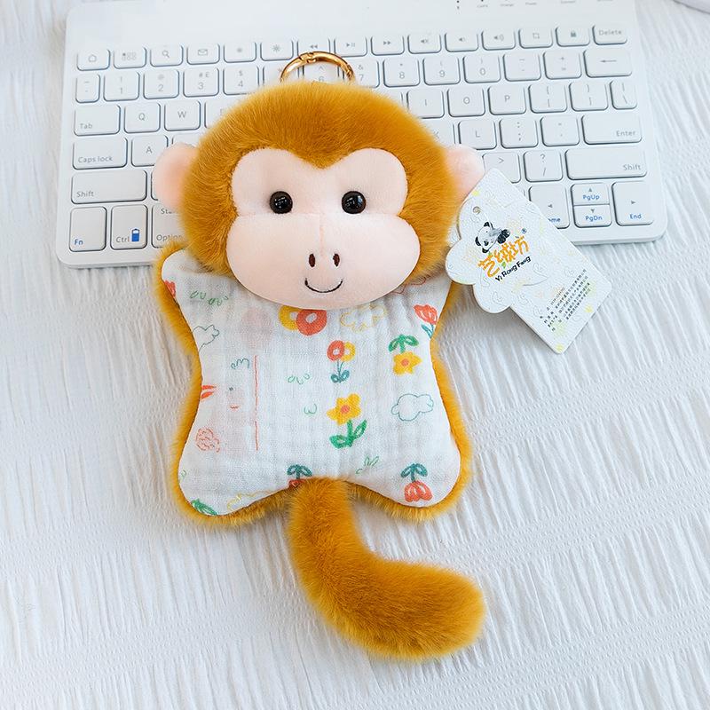 Милые куклы-мешки с бобами Животные - Панда, Слон, Кролик, Подвеска Красная панда для дня рождения детей