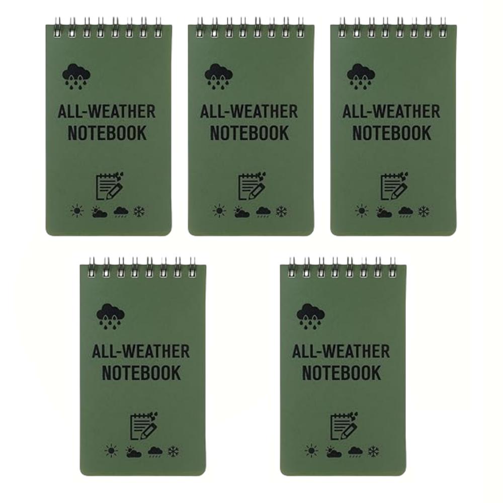 Mini Size Waterproof Notebook Pocket Size All Weather Notepad Rainy Conditions