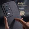 Redmi K50 Phone Case, Redmi K50Pro Protective Cover, Shockproof Camera Full Protection Soft Case, Simple Silicone Outer, WoAnd Leather Case, Black