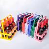 1Pcs New Basket Cup Organizer Beer Rack 6 Hole Foldable Beer Bottle Carrier Reusable Bar Beverage Display Drink Holder