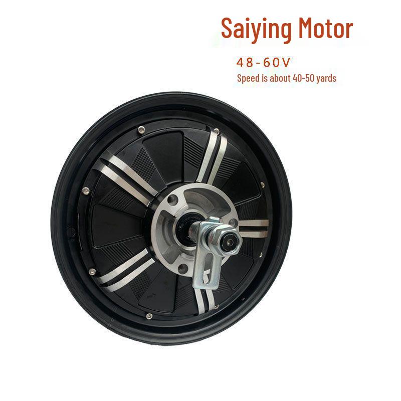 Универсальный высокоскоростной электродвигатель для электромобилей (10-дюймовый, 1000 Вт/1500 Вт/2000 Вт, 48 В/60 В/72 В) для Xinri Aima