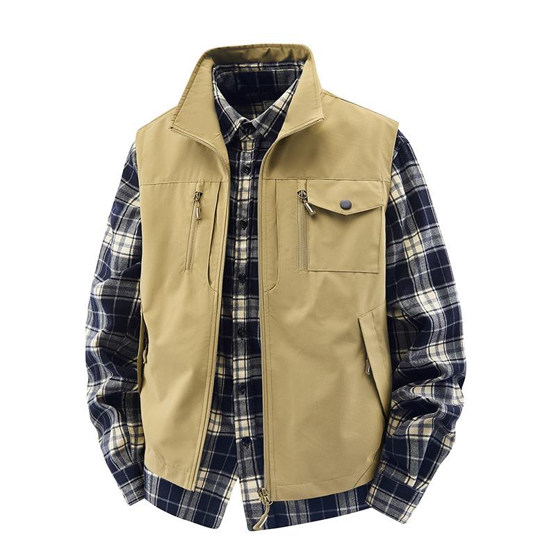 Мужской быстросохнущий жилет для улицы, дышащий спортивный жилет на весну и осень, жилет, куртка-жилет