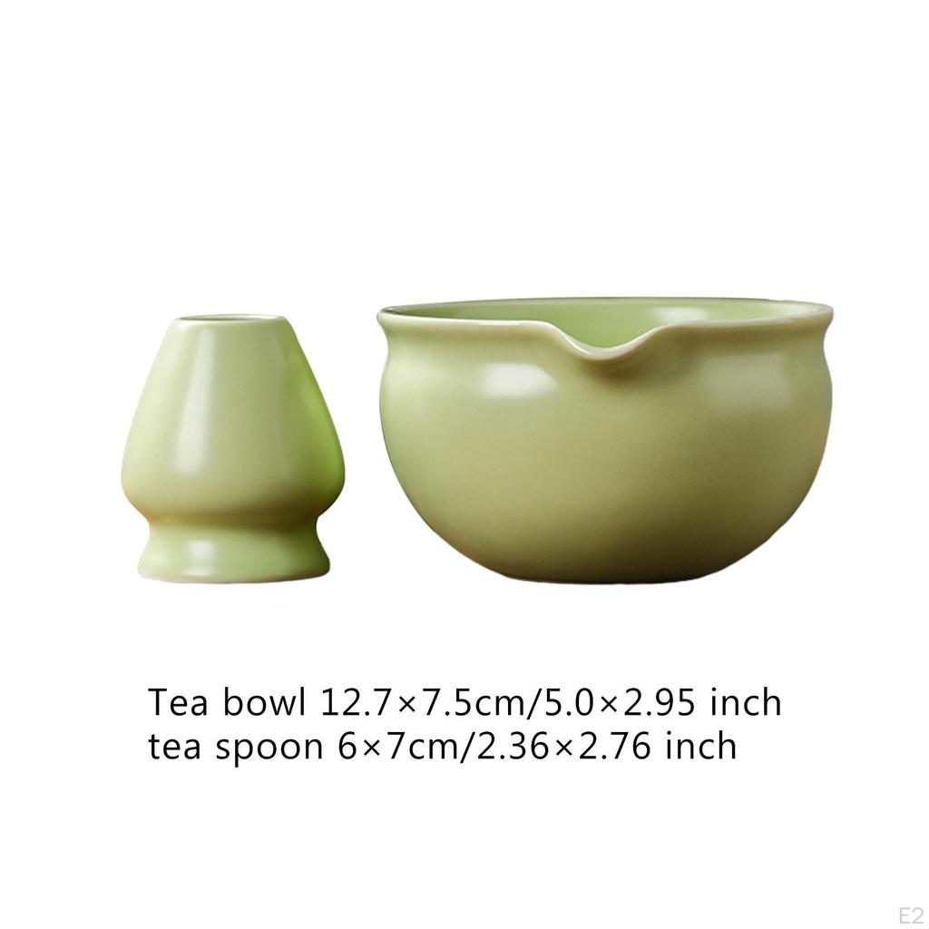 Коллекция японских чаш для матча с подставкой для венчика для ценителей чая