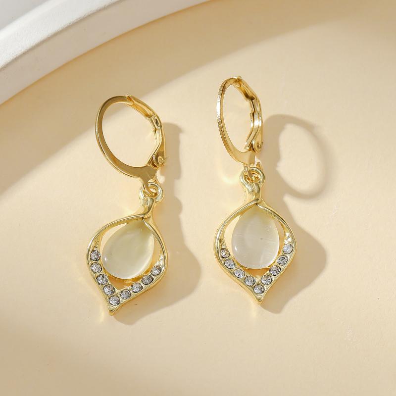 BlingBay Женские серьги-подвески Легкая роскошь Форма капли воды Элегантные женские серьги Для вечеринки для девочек Ювелирное украшение в подарок на день рождения