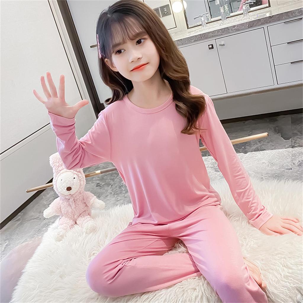 Комплект термобелья из модала для девочек - Коллекция Весна, Осень и Зима 2025 для девочек