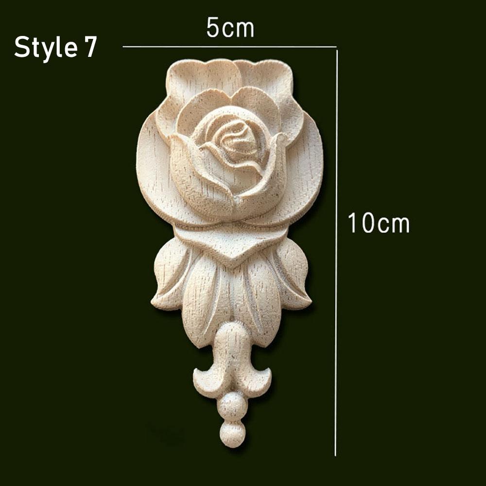 Части Европейский Деревянный Резной Угол Аппликации Рамка Резьба По Дереву Декоративные Деревянные Фигурки Ремесла