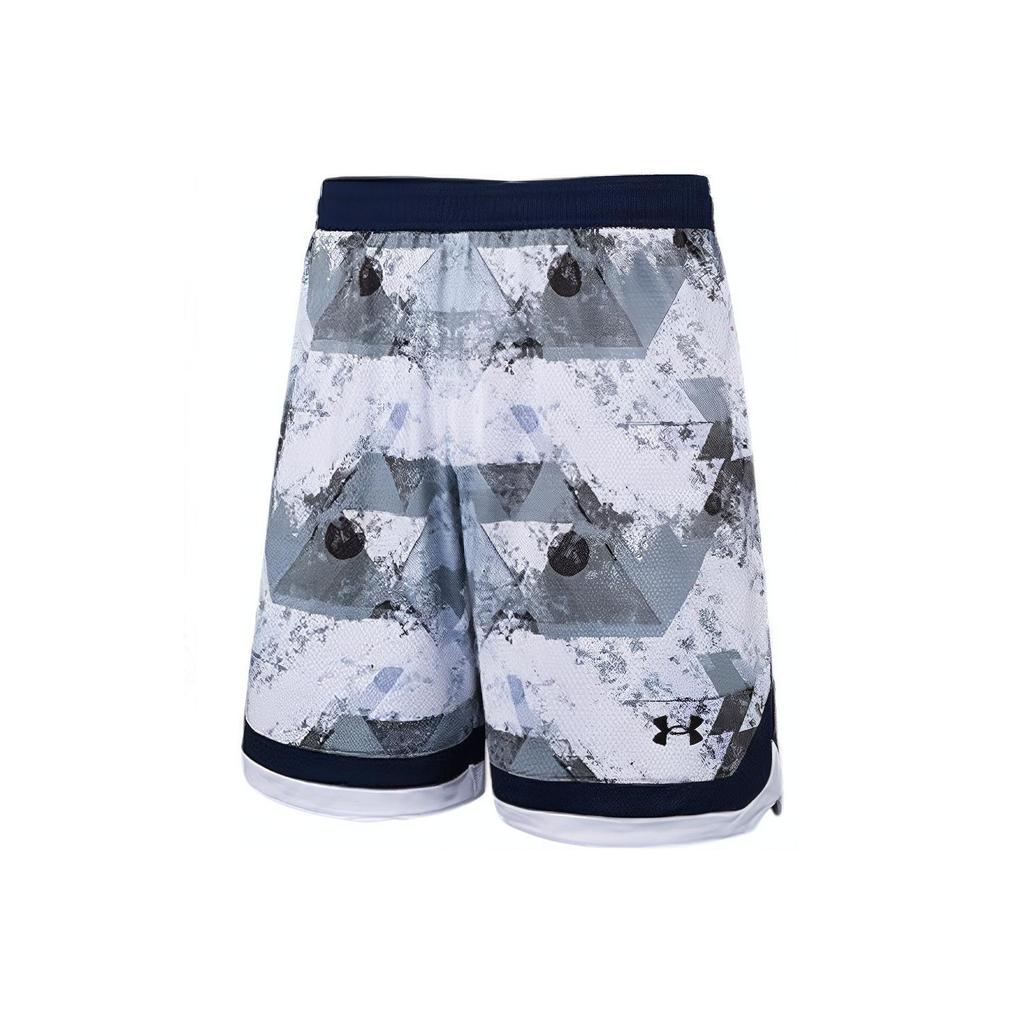 Under Armour Трикотажные шорты для баскетбола Color Block Training, унисекс, белые 21500208-100