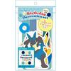"Pokémon Birthday Decoration Set with Blue Flower Poms"