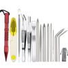 Набор Инструментов для Вязания Паракордом, Набор Игл для Паракорда из Алюминия, Инструмент для Плетения Браслетов DIY, Инструменты Разного Размера для Паракорда