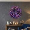 Lifelike Artificial Lavender Wreath Plastic Door Hanging Wreath Front Gate Wreath  Office Decor
