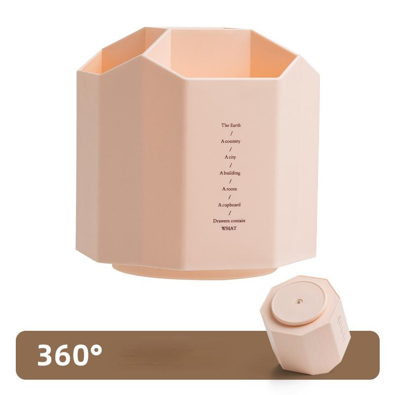 Многофункциональный вращающийся на 360 градусов держатель для ручек, креативный большой вместительный настольный ящик для хранения, органайзер для карандашей, школьные канцелярские принадлежности