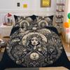 Красивое одеяло с принтом черепа, комплект двойного размера, покрывала из микрофибры, модный домашний текстиль высокого качества