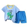 Children's Casual Short-sleeved Summer Cotton T-shirt Set for Boys and Girls
