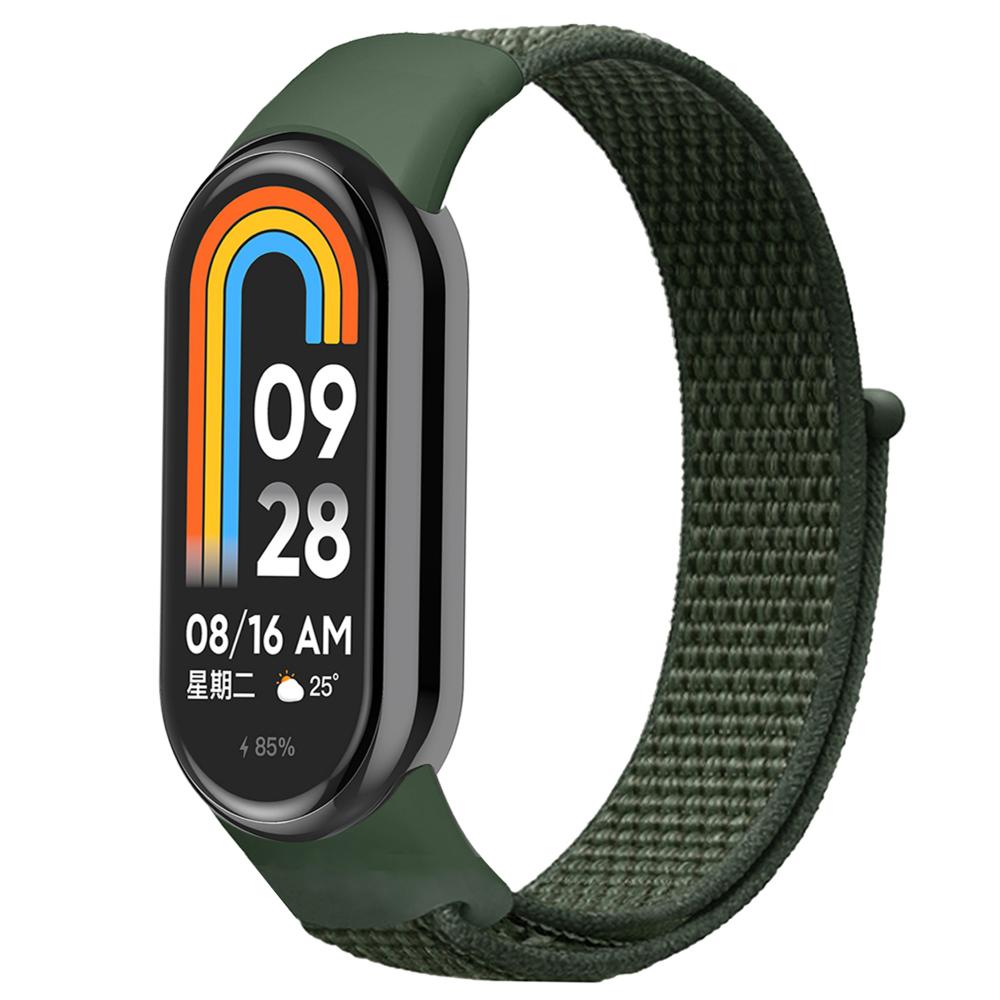 Нейлоновый ремешок для Xiaomi Mi Band 10/9/8 Браслет NFC Дышащий браслет Наручный ремешок Correa Спортивный ремешок для Mi band 8/9/10 Ремешок